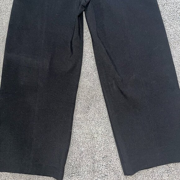 RALPH LAUREN CHAPS WIDE LEG CROPPED PULL-ON STRETCH KNIT PANTS TROUSERS Womens S - Picture 6 of 13